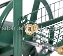 Effortlessly Water and Irrigate Your Garden with our Iron Garden Hose Reel Cart