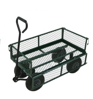 Eco Friendly Garden Wagon Cart Multi Use Collapsible Yard Cart For Transport