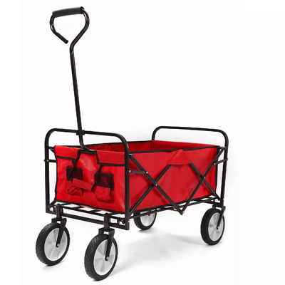Portable Folding Cart for Easy Handling of Tools and Supplies on Camping Trips