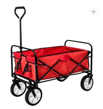 Portable Folding Cart for Easy Handling of Tools and Supplies on Camping Trips