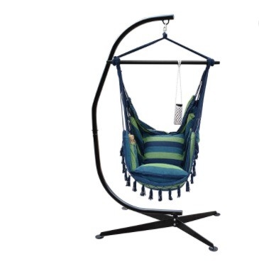Sturdy Metal Hammock Chair Stand 300lb Capacity Rust Resistance Lightweight