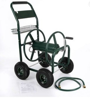 Dimension L x W x H 60*102*42.5 Garden Watering Hose Reel Cart for Convenient Watering