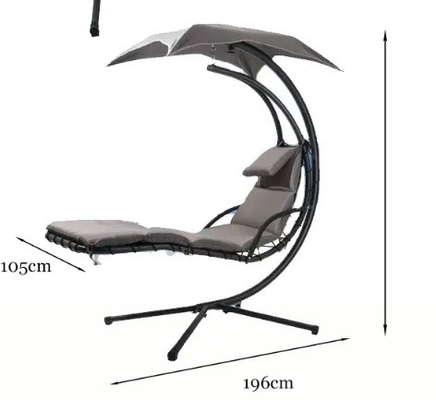 300LBS Patio Leisure Balcony Garden Hanging Swing Chair for Outdoor Wicker Furniture