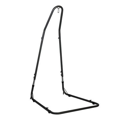 Easy Collapsible Adjustable Heavy Duty Hammock Chair Steel Stand L Shape for Apartment