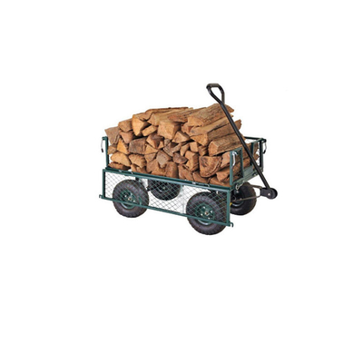 17KGS Weight Capacity Metal Folding Steel Outdoor Beach Mesh Wagon for Garden Tools