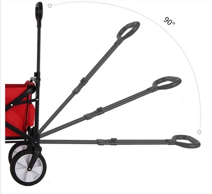 260KGS Weight Capacity Portable Mini Camping Wagon Cart Collapsible Steel Iron Material