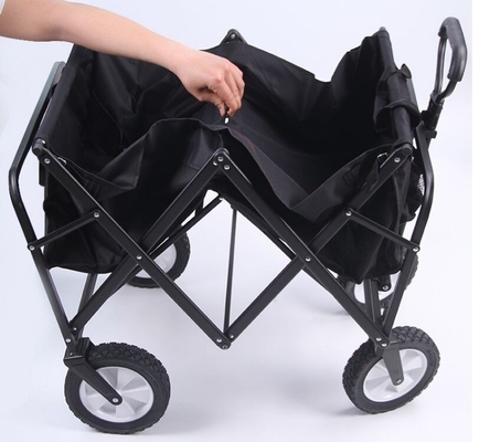 260KGS Weight Capacity Portable Mini Camping Wagon Cart Collapsible Steel Iron Material