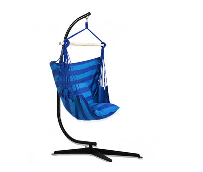 Outdoor Folding Camping Double Hammock Stand with Customized Color and Mail Packing Y