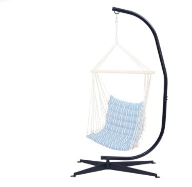 300LBS Standing Hammock with Hammock Stand Bedroom Relaxation