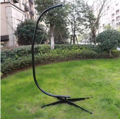 Qingdao Port Heavy Duty C-Stand for Patio Hammock Chair Durable and Space-Saving Design