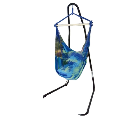 Customizable Outdoor Furniture Adjustable Heavy Duty Hammock Chair Steel Stand L Shape
