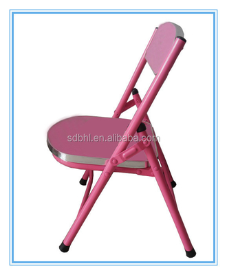 Kids Study Folding Table and Chair Set Metal Construction for Convenient Storage