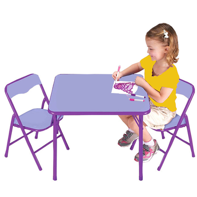 Kids Salon Furniture Foldable Child Seat and Table for Home Furniture Daily Function