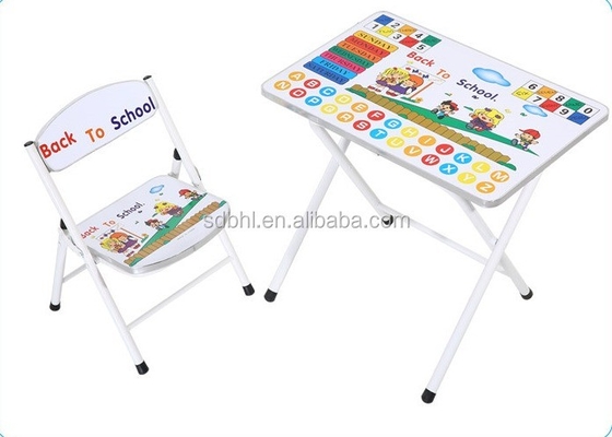 Kids Salon Furniture Foldable Child Seat and Table for Home Furniture Daily Function