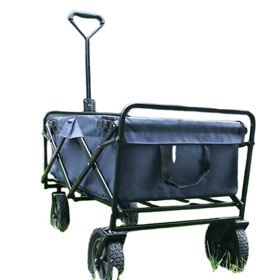 Green Steel Custom Logo Outbiard Cart Folding Trolley with 260KGS Weight Capacity