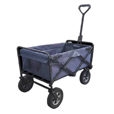 Qingdao Port Foldable Wagon Toy for Kids Four Wheels Beach Steel Garden Camping Cart