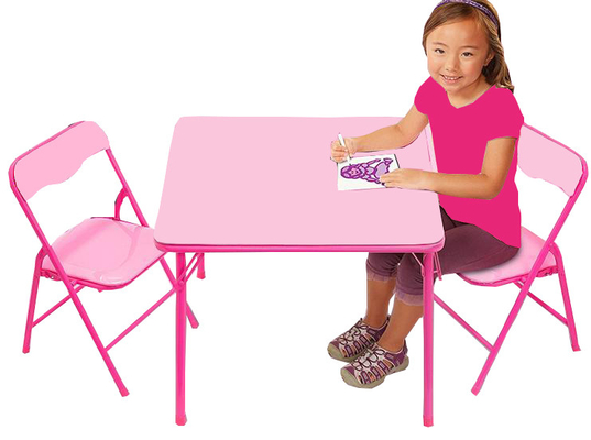 Mail Packing Included Comfortable Kids Desk and Chair Sets for Study Foldable Desig