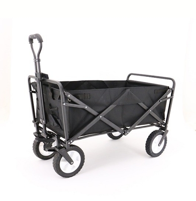 Four Wheels Heavy Duty Steel Trolley with Foldable Design and Perfect Service
