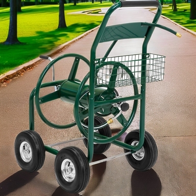 GOURD Outdoor Yard Water Planting Truck Garden Water Hose Reel Cart