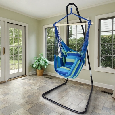Versatile Hammock Chair Stand for Any Indoor/Outdoor Space 260KGS Weight Capacity