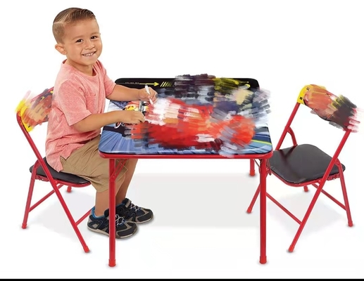 Modern Design Folding Kids Desk and Chair Sets for Comfortable Study in Living Room