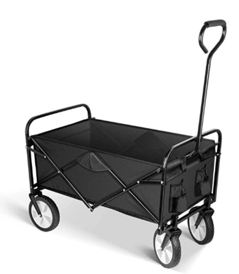 Supermarket Carrito Plegable with Heavy Duty Steel Construction and Four-wheel Design