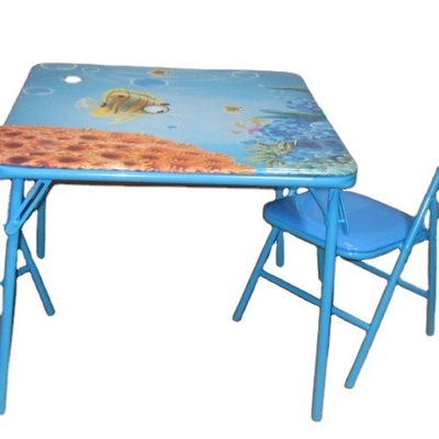 Modern Design Folding Kids Chair Compact Space Saving Kids Table And Chairs