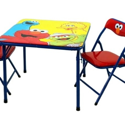Modern Design Folding Kids Chair Compact Space Saving Kids Table And Chairs