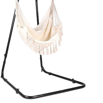Qingdao Port Adjustable Modern Curved Hammock Chair Swing Stand for Indoor and Outdoor