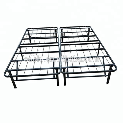 Foldable Modern Top-Class Queen Size Metal Iron Bed Frame for Custom Home Furniture
