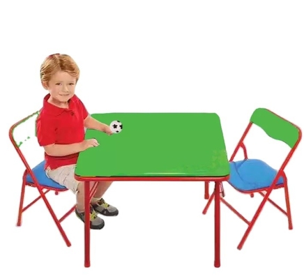 Outdoor Folding Kids Chair Lightweight Childs Table And Chairs For Aged 3-6 Years
