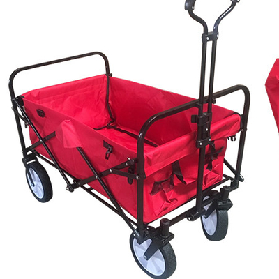 300LBS Capacity Portable Camping Picnic Cart with Foldable Design and Iron Frame