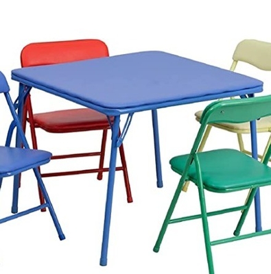 Easy Cleaning Childrens Folding Table Stability and Noise Free Childrens Folding Desk