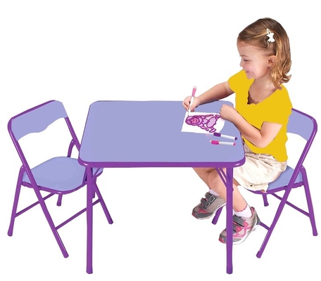 Easy Cleaning Childrens Folding Table Stability and Noise Free Childrens Folding Desk