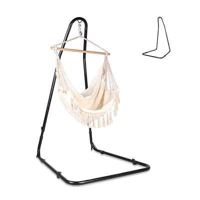 Multiple Weather Resistant Curved Hammock Chair Swing Stand For Hanging Chair Lounger