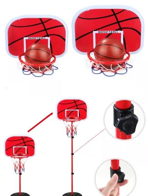 Indoor And Outdoor Iron Basketball Hoop Adjustable And Safety For Boys