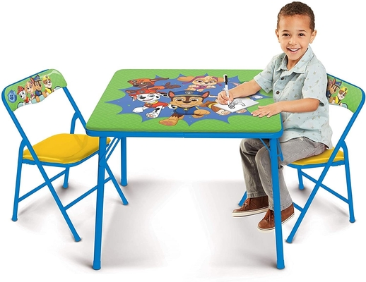 Mail Packing N Metal Kids Folding Table And Chairs Set Easy Removal Space Efficiency