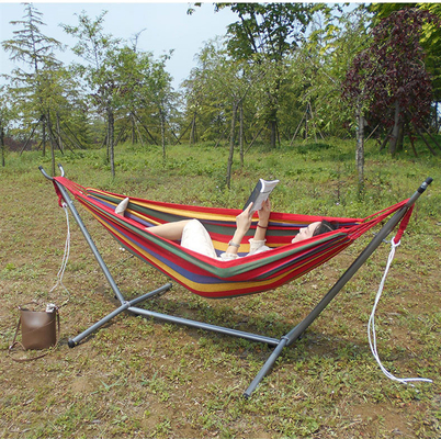 300LBS Capacity Outdoor Garden Hammock With Stand Portable Swing Standing Hammock
