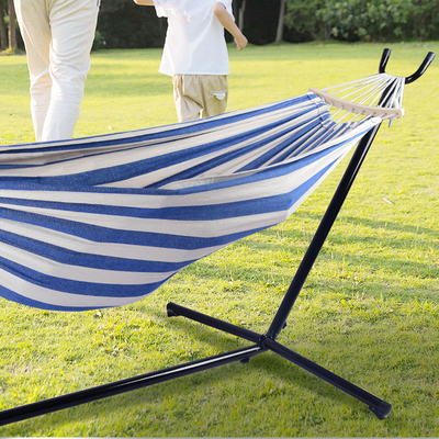 Double Hammock With Stand and Storage Bag Included Heavy Duty for Living Room Benefit