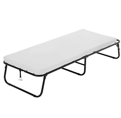 Modern Design Customized Folding Guest Bed with Memory Foam Mattress Easy Storage Cot