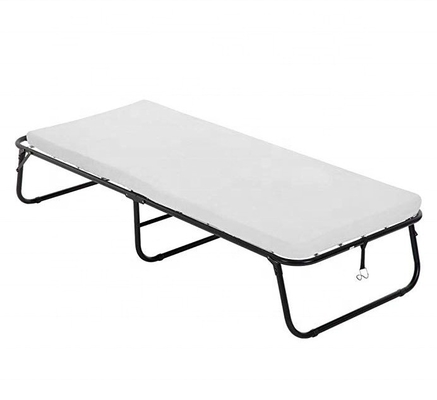 Modern Design Customized Folding Guest Bed with Memory Foam Mattress Easy Storage Cot