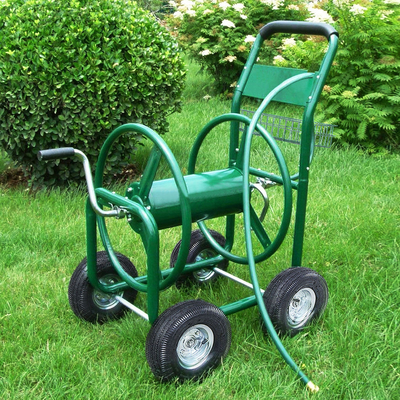 60*102*42.5 Iron Outdoor Heavy Duty Water Hose Reel Cart for Garden Yard Planting Farm