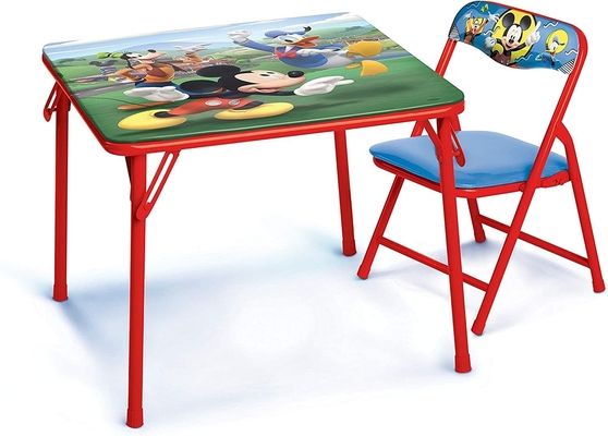 Customizable Kids Table and Two Chairs Set with Printing Design