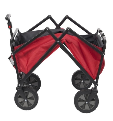 Outdoor Iron Folding Wagon Carts for Easy Camping and Utility Transportation