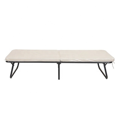Outdoor Folding Rollaway Guest Bed With Memory Foam Mattress Lounger Sofa Bed Included