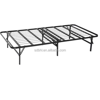 Folded Steel Bed Frame/Platform Bed Twin Comfortable and Space-saving Solution