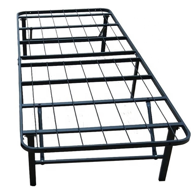 Storage Affordability Iron Metal Folding Bed for Adult Guest in Modern Design