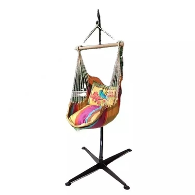 Easy Collapsible Heavy Duty C Frame Hammock Stand for Outdoor Relaxation