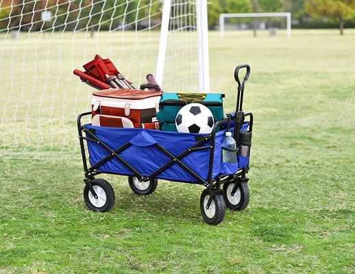 Versatile Foldable Shopping Wagon Cart with 260KGS Weight Capacity and Four-wheel Design