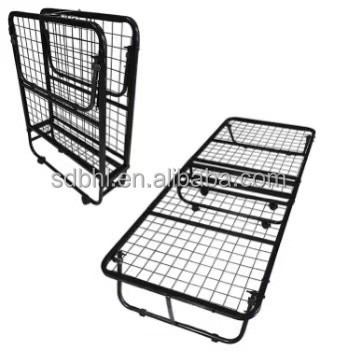 Modern Design Style Foldable Single Metal Bed Frame Foldable and Space-Saving